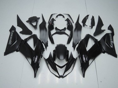 Negro Mate Carenado & Plástico Moto Kawasaki ZX6R 13-18