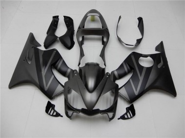 Negro Mate Gris Carenado Moto Honda CBR 600 F4i 01-03