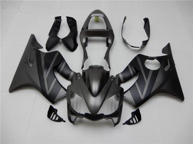 Negro Mate Gris Carenado Moto Honda CBR 600 F4i 01-03 Negro Mate Gris Carenado Moto Honda CBR 600 F4i 01-03