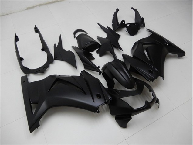 Negro Mate Kit Completo Carenado Moto Kawasaki EX250 08-12 Negro Mate Kit Completo Carenado Moto Kawasaki EX250 08-12