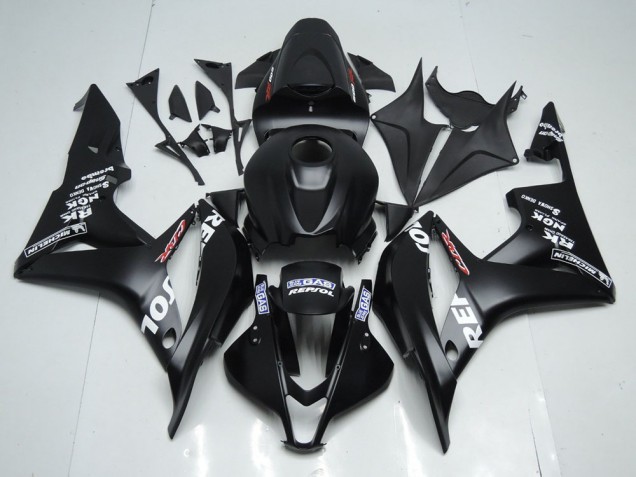 Negro Mate Repsol Carenado Moto Honda CBR 600 RR 07-08 Negro Mate Repsol Carenado Moto Honda CBR 600 RR 07-08