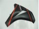 Negro Mate Rojo Carenado Moto Honda CBR 1000 RR 08-11 Negro Mate Rojo Carenado Moto Honda CBR 1000 RR 08-11