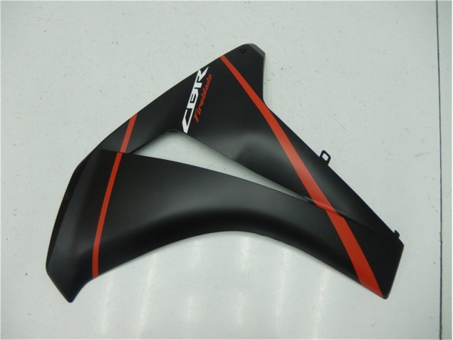 Negro Mate Rojo Carenado Moto Honda CBR 1000 RR 08-11 Negro Mate Rojo Carenado Moto Honda CBR 1000 RR 08-11