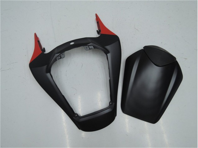Negro Mate Rojo Carenado Moto Honda CBR 1000 RR 12-16 Negro Mate Rojo Carenado Moto Honda CBR 1000 RR 12-16