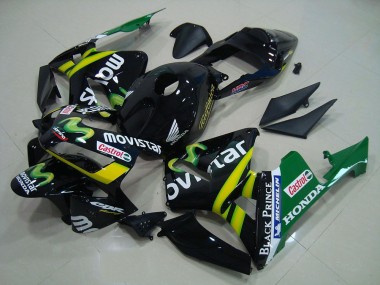 Negro Movistar Carenado Moto Honda CBR 600 RR 03-04
