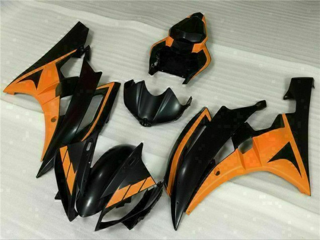 Negro Naranja Carenado Moto Yamaha R6 06-07 Negro Naranja Carenado Moto Yamaha R6 06-07
