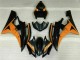 Negro Naranja Carenado Moto Yamaha R6 06-07 Negro Naranja Carenado Moto Yamaha R6 06-07