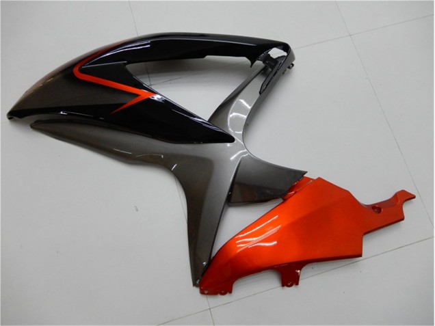 Negro Naranja Gris Carenado Moto Suzuki GSXR 600 / 750 K8 08-10 Negro Naranja Gris Carenado Moto Suzuki GSXR 600 / 750 K8 08-10