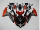 Negro Naranja Gris Carenado Moto Suzuki GSXR 600 / 750 K8 08-10 Negro Naranja Gris Carenado Moto Suzuki GSXR 600 / 750 K8 08-10
