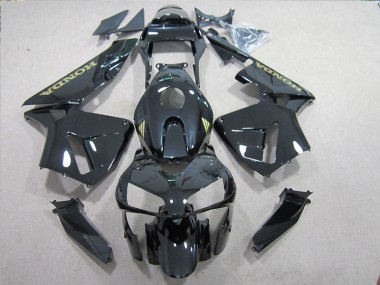 Negro Oro Calcomanías Carenado Moto Honda CBR 600 RR 05-06