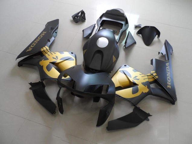 Negro Oro Calcomanías Kit Carenado Moto Honda CBR 600 RR 03-04 Negro Oro Calcomanías Kit Carenado Moto Honda CBR 600 RR 03-04