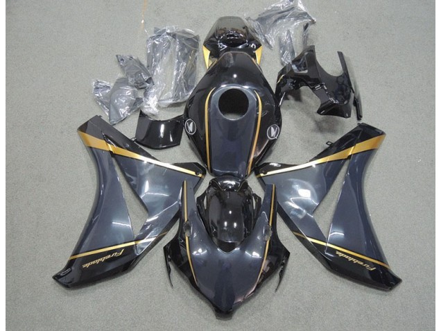 Negro Oro Fireblade Carenado Moto Honda CBR 1000 RR 08-11 Negro Oro Fireblade Carenado Moto Honda CBR 1000 RR 08-11
