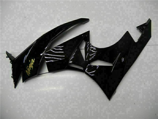 Negro Oro Ninja Carenado Moto Kawasaki ZX6R 09-12 Negro Oro Ninja Carenado Moto Kawasaki ZX6R 09-12