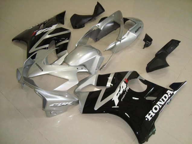 Negro Plata ABS Kits Carenado Moto Honda CBR 600 F4i 04-07 Negro Plata ABS Kits Carenado Moto Honda CBR 600 F4i 04-07