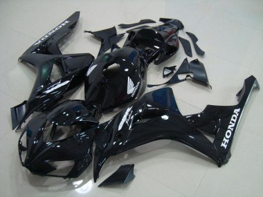 Negro Plata Calcomanías Carenado Moto Honda CBR 1000 RR 06-07