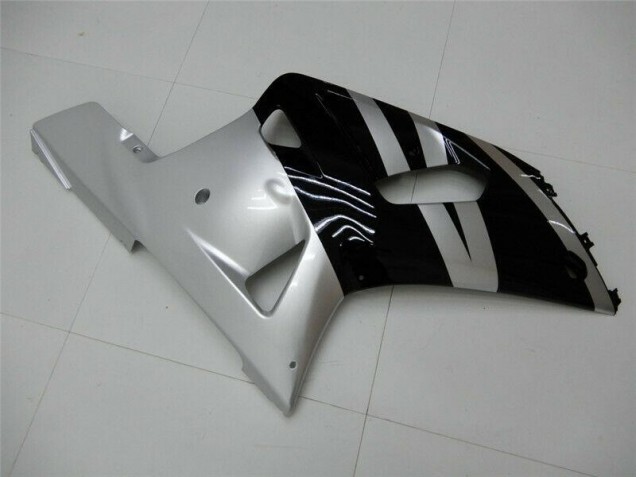 Negro Plata Carenado & Plástico Moto Suzuki GSXR 600 / 750 K1 K2 K3 01-03 Negro Plata Carenado & Plástico Moto Suzuki GSXR 600 / 750 K1 K2 K3 01-03