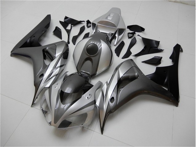 Negro Plata Gris Carenado Moto Honda CBR 1000 RR 06-07 Negro Plata Gris Carenado Moto Honda CBR 1000 RR 06-07