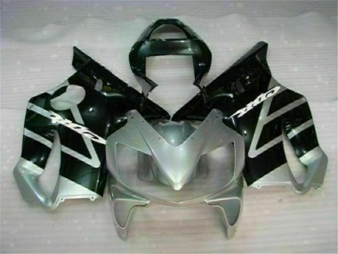 Negro Plata Kit Completo Carenado Moto Honda CBR 600 F4i 01-03