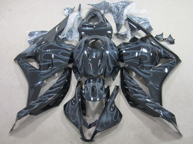 Negro Plata Llama Kits Carenado Moto Honda CBR 600 RR 09-12 Negro Plata Llama Kits Carenado Moto Honda CBR 600 RR 09-12