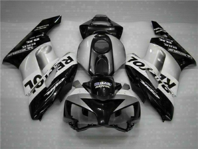 Negro Plata Repsol ABS Moto Plástica Honda CBR 1000 RR 04-05 Negro Plata Repsol ABS Moto Plástica Honda CBR 1000 RR 04-05