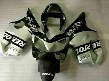 Negro Plata Repsol Carenado Moto Honda CBR 600 F4i 01-03