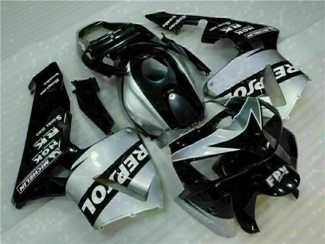 Negro Plata Repsol Carenado Moto Honda CBR 600 RR 05-06 Negro Plata Repsol Carenado Moto Honda CBR 600 RR 05-06