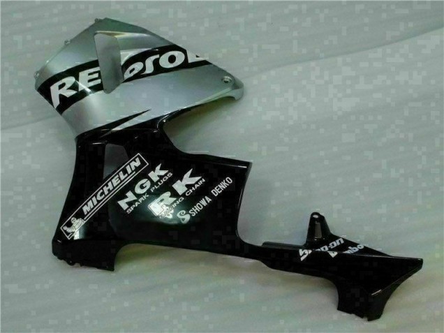 Negro Plata Repsol Carenado Moto Honda CBR 600 RR 05-06 Negro Plata Repsol Carenado Moto Honda CBR 600 RR 05-06