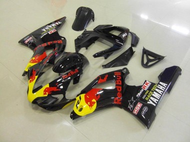 Negro Red Bull Carenado Moto Yamaha R1 00-01