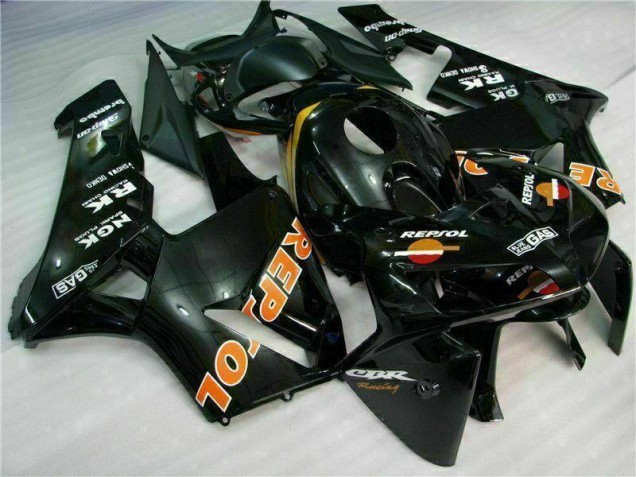 Negro Repsol Kits Completo Carenado Moto ABS Honda CBR 600 RR 05-06