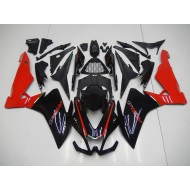 Negro Rojo ABS Kits Carenado Moto Aprilia RSV4 09-15