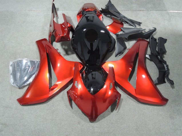 Negro Rojo ABS Moto Plástico Honda CBR 1000 RR 08-11 Negro Rojo ABS Moto Plástico Honda CBR 1000 RR 08-11