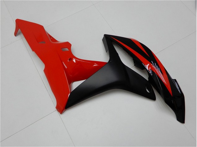 Negro Rojo ABS Moto Plásticos Honda CBR 600 RR 07-08 Negro Rojo ABS Moto Plásticos Honda CBR 600 RR 07-08