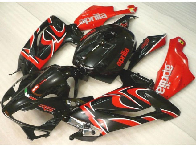 Negro Rojo Carenado Moto Aprilia RS 125 06-11 Negro Rojo Carenado Moto Aprilia RS 125 06-11