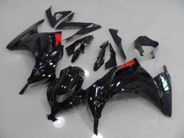 Negro Rojo Carenado Moto Kawasaki ZX 300R 13-16