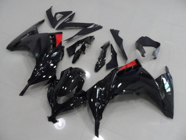 Negro Rojo Carenado Moto Kawasaki ZX 300R 13-16 Negro Rojo Carenado Moto Kawasaki ZX 300R 13-16