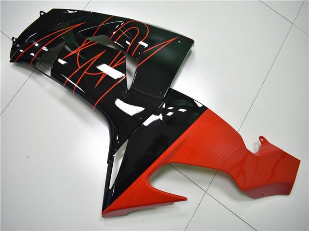 Negro Rojo Carenado Moto Kawasaki ZX10R 06-07 Negro Rojo Carenado Moto Kawasaki ZX10R 06-07