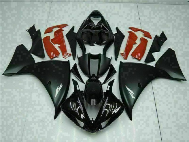 Negro Rojo Carrocería Motocicletas Yamaha R1 09-11 Negro Rojo Carrocería Motocicletas Yamaha R1 09-11