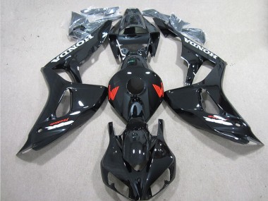 Negro Rojo Fireblade Calcomanía Carenado Moto Honda CBR 1000 RR 06-07