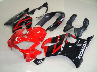 Negro Rojo Kits Carenado Moto Honda CBR 600 F4i 04-07