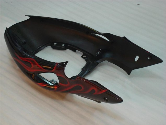 Negro Rojo Llama Carenado Moto Suzuki GSXR 1300 Hayabusa 96-07 Negro Rojo Llama Carenado Moto Suzuki GSXR 1300 Hayabusa 96-07