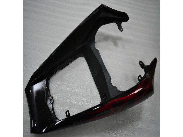Negro Rojo Llama Plástico Moto Yamaha R6 03-05 Negro Rojo Llama Plástico Moto Yamaha R6 03-05