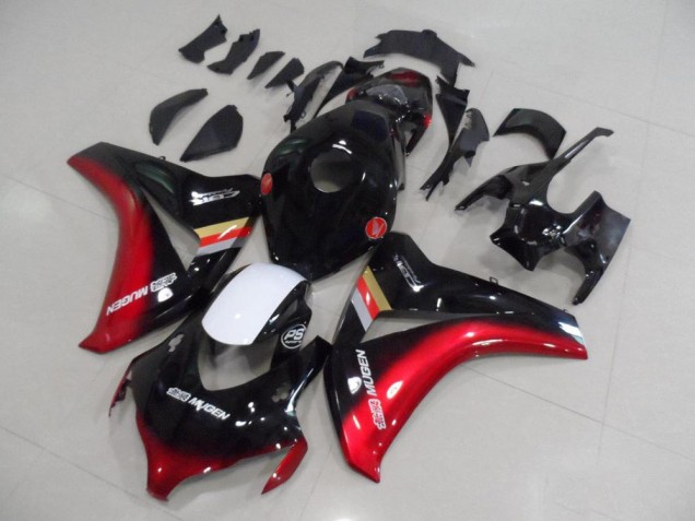 Negro Rojo Mugen ABS Moto Plásticos Honda CBR 1000 RR 08-11 Negro Rojo Mugen ABS Moto Plásticos Honda CBR 1000 RR 08-11