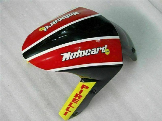 Negro Rojo Verde Motocard Carenado Moto Kawasaki ZX6R 09-12 Negro Rojo Verde Motocard Carenado Moto Kawasaki ZX6R 09-12
