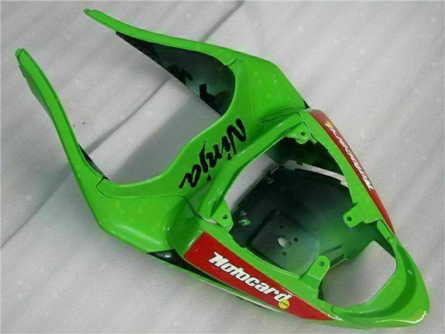 Negro Rojo Verde Motocard Carenado Moto Kawasaki ZX6R 09-12 Negro Rojo Verde Motocard Carenado Moto Kawasaki ZX6R 09-12