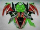 Negro Rojo Verde Motocard Carenado Moto Kawasaki ZX6R 09-12 Negro Rojo Verde Motocard Carenado Moto Kawasaki ZX6R 09-12