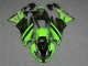 Negro Verde 3M Touch4 Carenado Moto Kawasaki ZX6R 09-12 Negro Verde 3M Touch4 Carenado Moto Kawasaki ZX6R 09-12