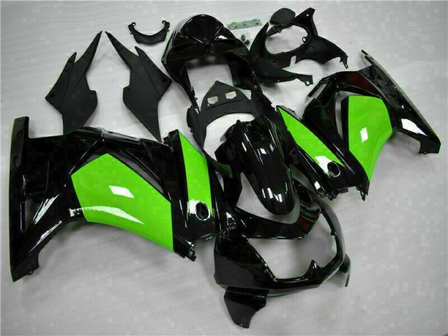 Negro Verde Carrocería Motocicletas Kawasaki EX250 08-12 Negro Verde Carrocería Motocicletas Kawasaki EX250 08-12