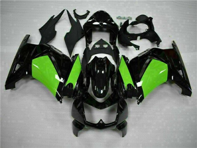 Negro Verde Carrocería Motocicletas Kawasaki EX250 08-12 Negro Verde Carrocería Motocicletas Kawasaki EX250 08-12