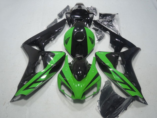 Negro Verde Kits Completo Carenado Moto Honda CBR 1000 RR 06-07 Negro Verde Kits Completo Carenado Moto Honda CBR 1000 RR 06-07