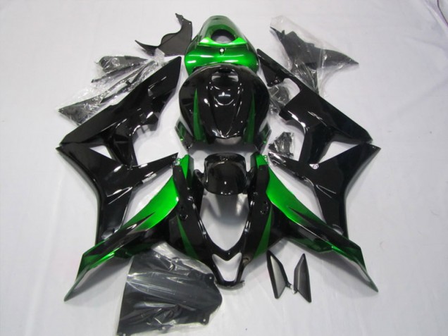 Negro Verde Kits Completo Carenado Moto Honda CBR 600 RR 07-08 Negro Verde Kits Completo Carenado Moto Honda CBR 600 RR 07-08